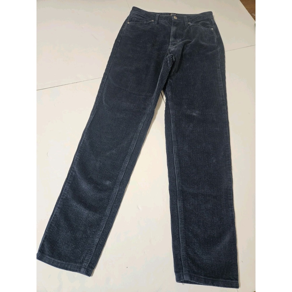 BDG by Urban Outfitters Navy Blue Corduroy Mom High-Rise Straight Ankle Size 28